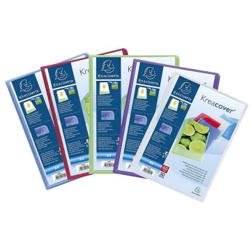 Photo Protège-documents personnalisable de 160 vues - Assortiment EXACOMPTA