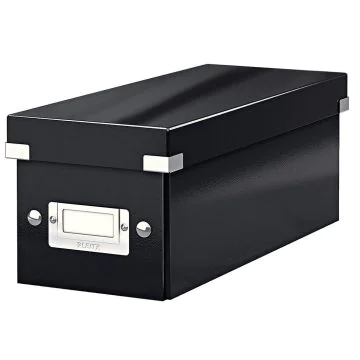 Photo Boite de rangement WOW - CD - Noir LEITZ 6041-00-62 Fermé
