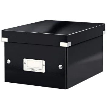 Photo Boite de rangement WOW - Format A5 - Noir LEITZ 6043-00-95 Coffret petit format