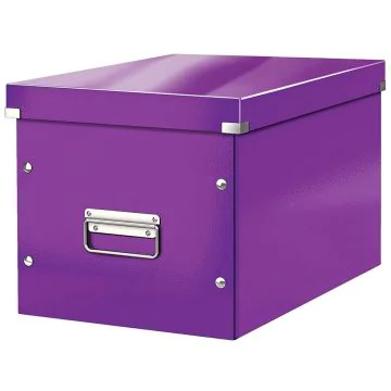 Photo Boite de rangement - 320 x 320 x 310 mm - Violet LEITZ Wow Image