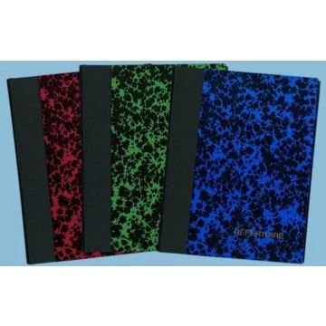 Photo Répertoire 200 pages 210 x 297 mm - Registre marbré annonay ELVE