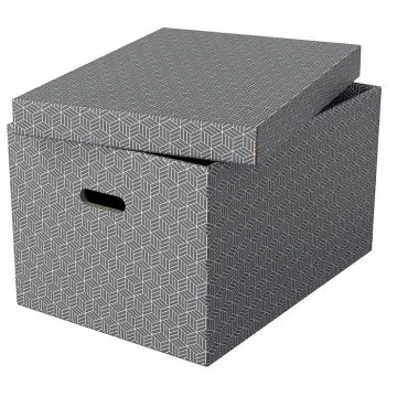 Photo Boite de rangement - 355 x 510 x 305 mm - Gris ESSELTE Home L