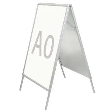 Photo Tréteau d'affichage public A0 - 885 x 1410 mm - Argent : MAUL 66310-08