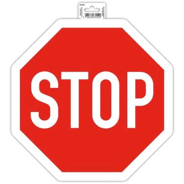 Photo Panneau adhésif - Stop - Rouge EXACOMPTA