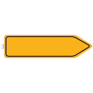 Photo Panneau adhésif - Circulation obligatoire - Jaune/Noir EXACOMPTA