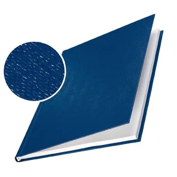 Photo Chemises pour Thermorelieuse - 106-140 feuilles A4 - Bleu LEITZ impressBind Hard Cover 