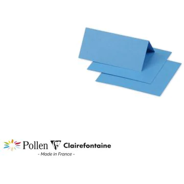 Photo POLLEN Porte-nom Bleu turquoise 85 x 80 mm 75041C Clairefontaine