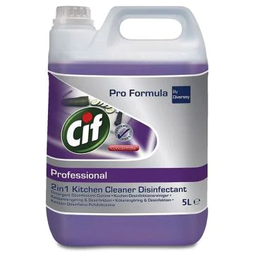 Photo Nettoyant désinfectant - 5 Litres - Sans parfum CIF 2in1 Professional 