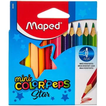 Photo MAPED Color'Peps : 12 Crayons de couleur - Assortiment 832500