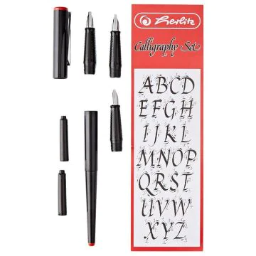 Photo HERLITZ : Stylo plume  pour calligraphie - 1,1 / 1,5 / 2,3 mm