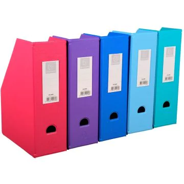 Photo Porte revues en PP - Dos de 100 mm - Assortiment EXACOMPTA Opaque