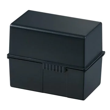 Photo Boite pour fiches en plastique - Format A7 - Noir : HAN 977-13 