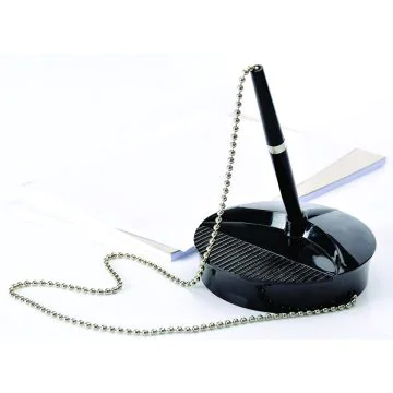 Photo Porte-stylo avec une chaînette chromée - Noir FELLOWES 9821502