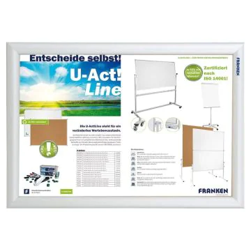Photo Cadre porte-affiche sécurisé - Ininflammable - Format A3 : FRANKEN BS1802 