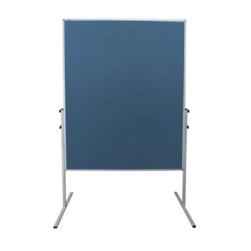 Photo Tableau de présentation mobile en feutrine - Bleu - 1200 x 1500 mm : FRANKEN XtraLine