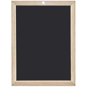 Photo Ardoise noire avec cadre en bois - 260 x 340 mm WONDAY