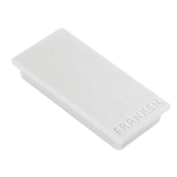 Photo Lot de 10 Aimants - 50 x 23 mm - Gris : FRANKEN