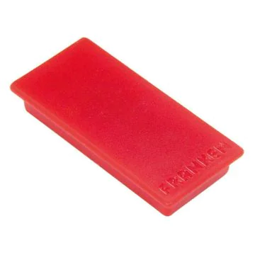 Photo Lot de 10 Aimants - 50 x 23 mm - Rouge : FRANKEN