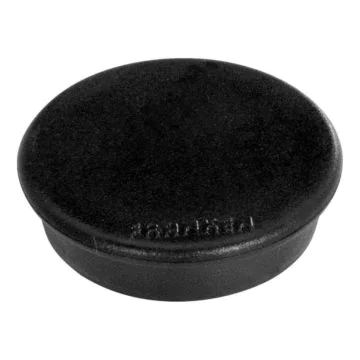 Photo Lot de 10 Aimants ronds - 13 mm - Noir : FRANKEN