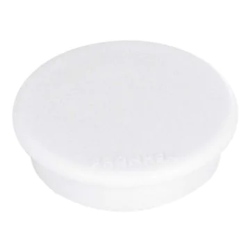 Photo Lot de 10 Aimants ronds - 24 mm - Blanc : FRANKEN