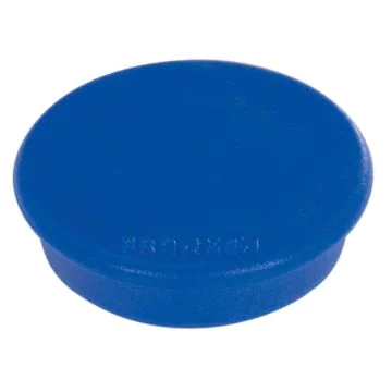 Photo Lot de 10 Aimants ronds - 24 mm - Bleu : FRANKEN