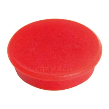 Photo Lot de 10 Aimants ronds - 24 mm - Rouge : FRANKEN