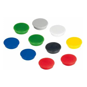 Photo Lot de 10 Aimants ronds - 38 mm - Assortiment : FRANKEN