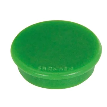 Photo Lot de 10 Aimants ronds - 38 mm - Vert : FRANKEN
