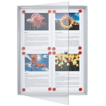 Photo Vitrine d'intérieur plate 4 feuilles A4 - 510 x 680 mm FRANKEN X-tra!Line
