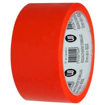 Photo Ruban adhésif en PP - 50 mm x 66 m - Rouge WONDAY