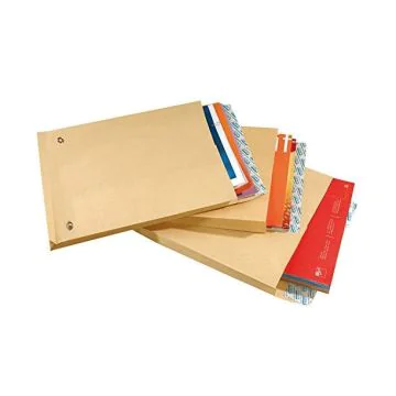 Photo Pochettes kraft à soufflet 30 mm - 280 x 375 mm : GPV Lot de 50