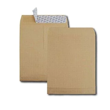 Photo Pochettes kraft armé à soufflet 30 mm - 280 x 375 mm : GPV Lot de 50