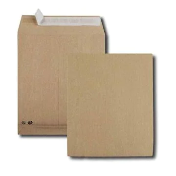 Photo Pochettes kraft à soufflet 30 mm - 260 x 330 mm Lot de 50 GPV 4960