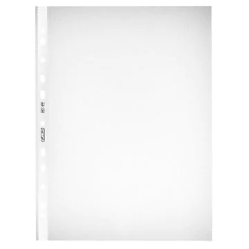Photo Pochettes perforées - A4 - Transparente : HERLITZ Lot de 100 réf. 5814108