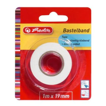 Photo Ruban adhésif Double face - 19 mm x 1 m : HERLITZ  10682946