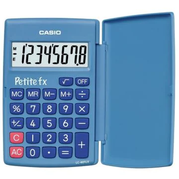 Photo Calculatrice de poche - 8 chiffres - BleuCASIO Petit-FX