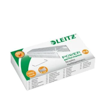 Photo LEITZ : Boite de 1000 agrafes zinguées - 24/8 - 5571-00-00