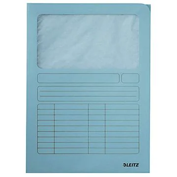 Photo Chemise à fenêtre - Bleu : LEITZ - 3950-00-30 