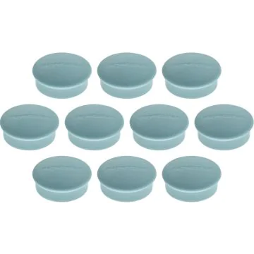 Photo Lot de 10 Aimants ronds - 20 mm - Bleu : MAGNETOPLAN 1664603