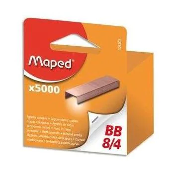 Photo MAPED : Boite de 5000 agrafes cuivrées - BB 8/4 - 325202 8