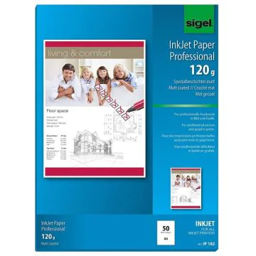 Photo SIGEL IP182 : Papier photo - Format A4 - 120 g/m² 