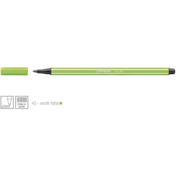 Photo STABILO 68/43 : Stylo-feutre Pen 68 - Vert feuillage