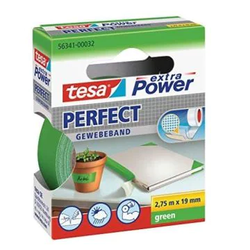 Photo TESA : Ruban adhésif en toile extra Power - fixation vert - 56341
