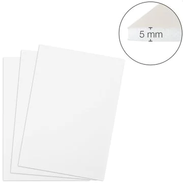Photo TRANSOTYPE 10 plaques de mousse - 297 x 420 mm - Blanc 