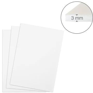 Photo TRANSOTYPE plaques de mousse - 700 x 1000 x 3 mm - Blanc détails