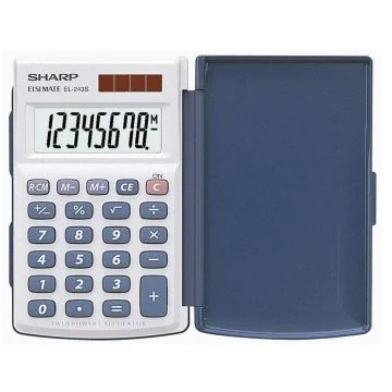 Photo SHARP: Calculatrice de poche - EL243S 