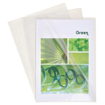 EXACOMPTA : Pochettes à coins A4 en pvc lisse - Cristal