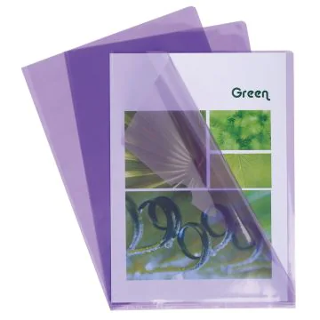 EXACOMPTA : Pochettes à coins A4 en pvc lisse - Violet