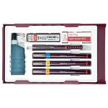 Photo ROTRING ISOGRAPH Combi Kit - College Set (stylos, portemines) S0699380