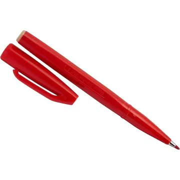 Stylo feutre Sign Pen S 520 - Rouge : PENTEL ARTS Visuel